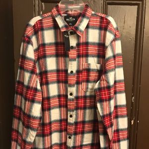 Hollister Co Plaid Flannel Shirt   (XXL)